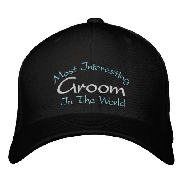 Most Interesting Groom In The World Wedding Embroidered Baseball Hat