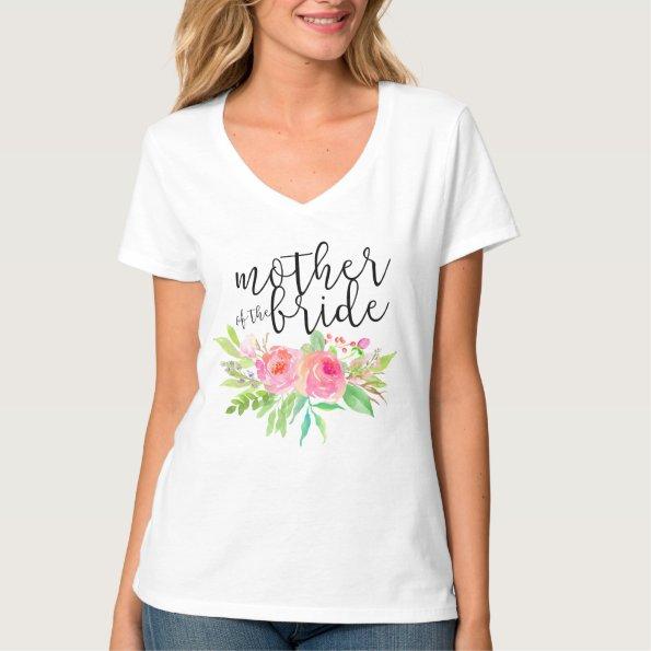 mother of the bride floral T-Shirt