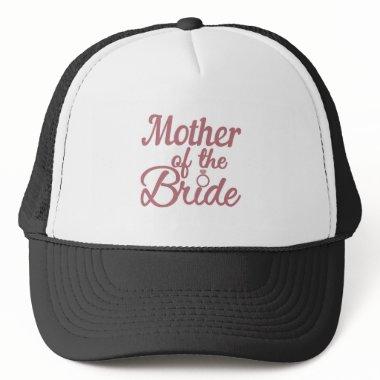 Mother Of The Bride Wedding Family Matching Trucker Hat