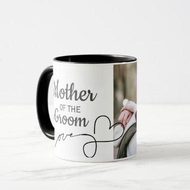 Mother Of The Groom Script Love Heart Photo Mug