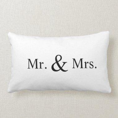 Mr. & Mrs. pillow