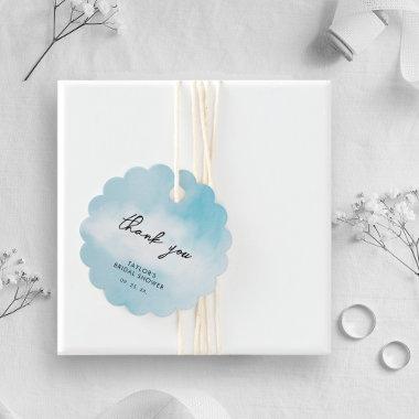 On cloud 9 Bridal Shower Favors Thank You Gift Tag
