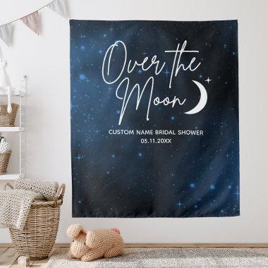 Over The Moon Backdrop Bridal Shower Vertical Wall