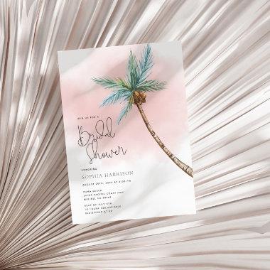 Palm Tree Bridal Shower Invitations