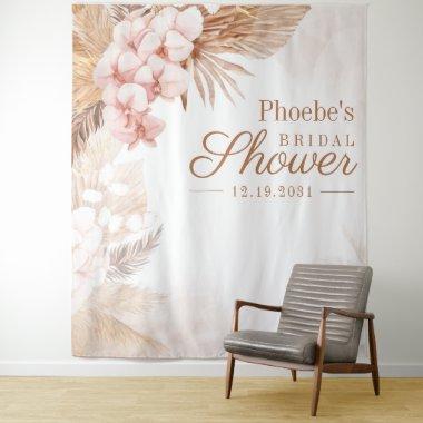 Pampas Grass Bridal Shower Photo Booth Backdrop