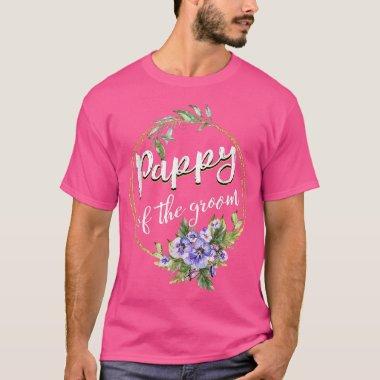 Pappy Of The Groom Wedding Bachelor Party Pappy Ma T-Shirt