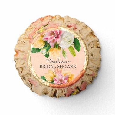 Peach Meadow Floral Bridal Shower Reese's Peanut Butter Cups