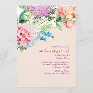 Peonies and Lilacs Invitations