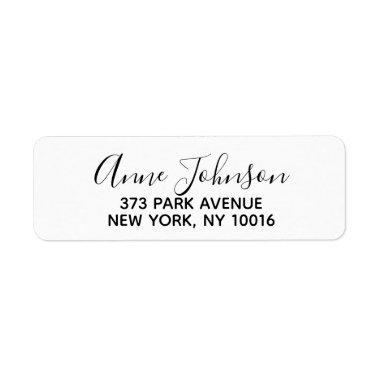 Personalized Name Return Address Labels