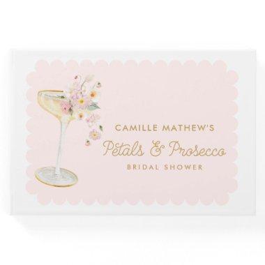 Petals and Prosecco Bridal Shower Guest Book