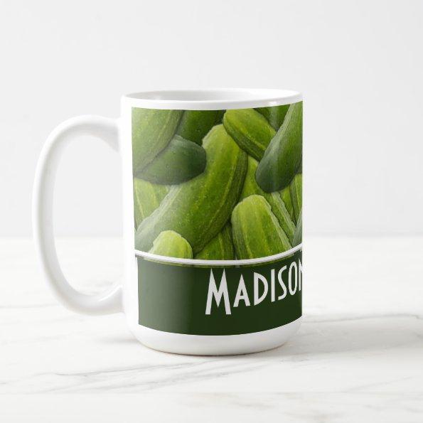 Pickles; Pickle Pattern Coffee Mug