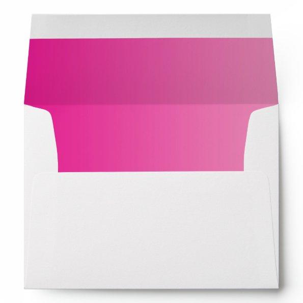 Pink Ombre A7 Envelope