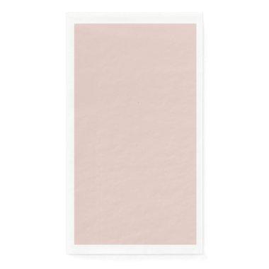Pink Salt Wedding Plain Custom Bridal Shower Cute Paper Guest Towels