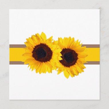 PixDezines sunflower/diy background+event! Invitations