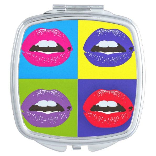 Pop Art Lips Mirror