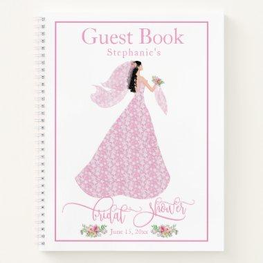 "Pretty In Pink" Bridal Shower Guest Book