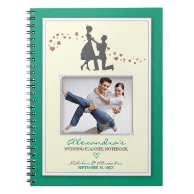 Proposal Bride's Wedding Planner Notebook (green)