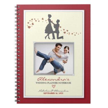 Proposal Bride's Wedding Planner Notebook (red)