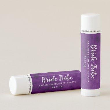 Purple Bride Tribe Bridal Bachelorette Party Favor Lip Balm