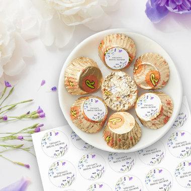 Purple Wildflower Dainty Personalized Reese's Peanut Butter Cups
