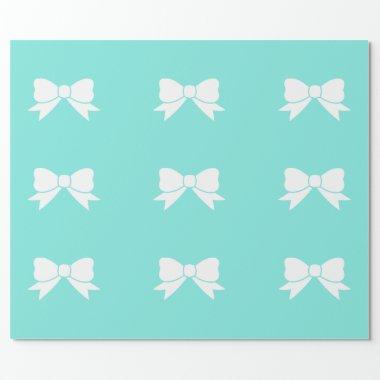 Robins egg Blue Inspired Matte Wrapping Paper