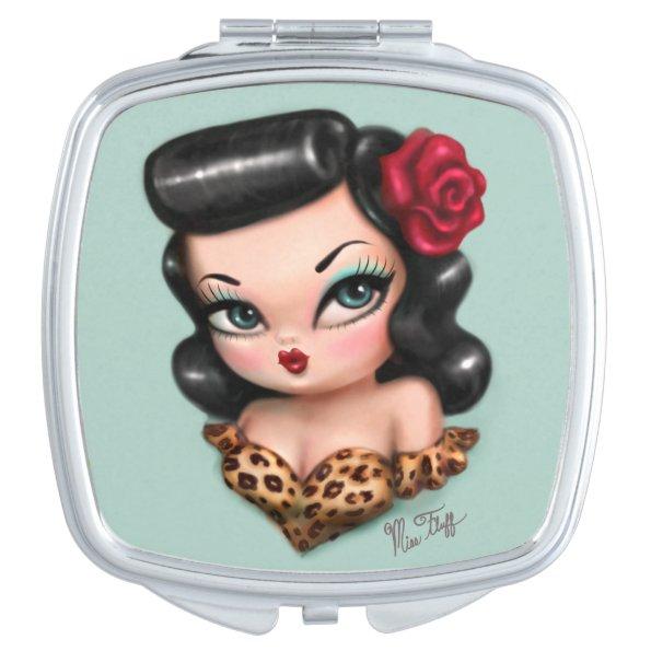 Rockabilly Baby Doll Compact Compact Mirror