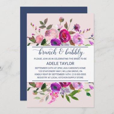 Romantic Garden Brunch and Bubbly Invitations