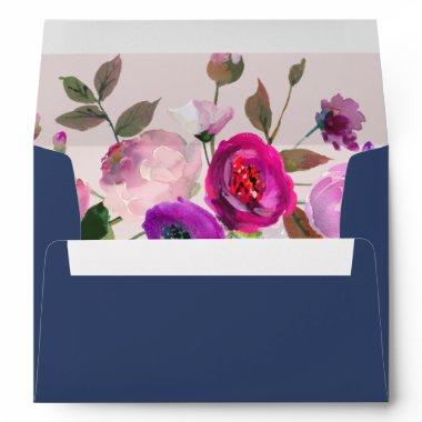 Romantic Garden Wedding Invitations Envelope