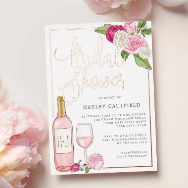 Rosé Garden | Bridal Shower Foil Invitations