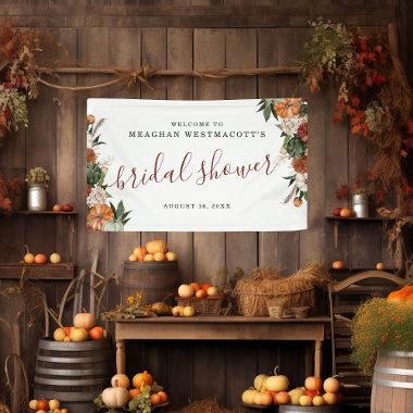Rustic Autumn Floral | Bridal Shower Welcome Banner