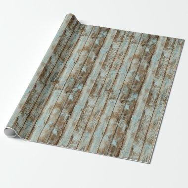 Rustic Barn Weathered Wood Vintage Wrapping Paper