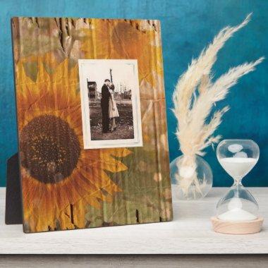 rustic Invitationsboard country sunflower wedding plaque
