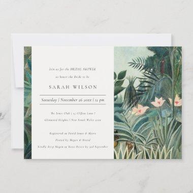 Rustic Exotic Tropical Forest Bridal Shower Invite