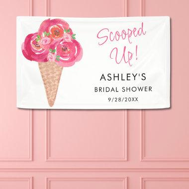 Scooped Up Bridal Shower Banner