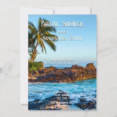 Secret Beach Maui, Tropical, Paradise, Wedding Invitations