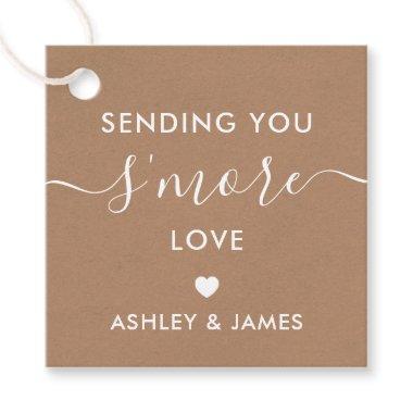 Sending You S'more Love Gift Tag, Wedding Kraft Favor Tags