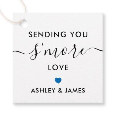 Sending You S'more Love Tag, Wedding Blue Favor Tags