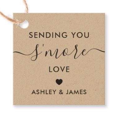 Sending You S'more Love Tag, Wedding Tag, Kraft Favor Tags