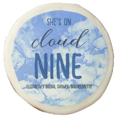She's On Cloud Nine! Bridal Shower/Bachelorette Sugar Cookie
