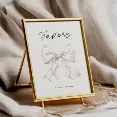 She's Tying the Knot Favors Table Sign