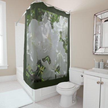 Shower Curtain - White Azaleas