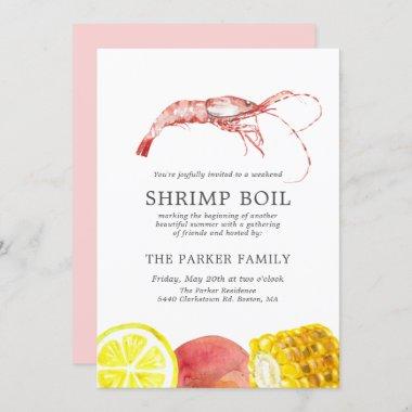 Shrimp Boil | Seafood Themed Party Invitations
