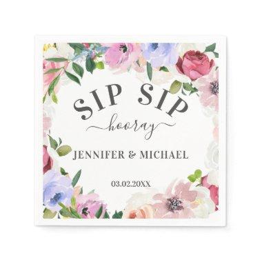 "SIP SIP HOORAY" Weddings Paper Napkin