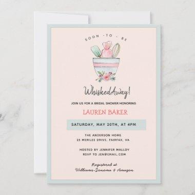 'Soon to be Whisked Away' Bridal Shower Invitations