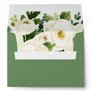 Southern Belle | Floral Wedding Invitations Envelope