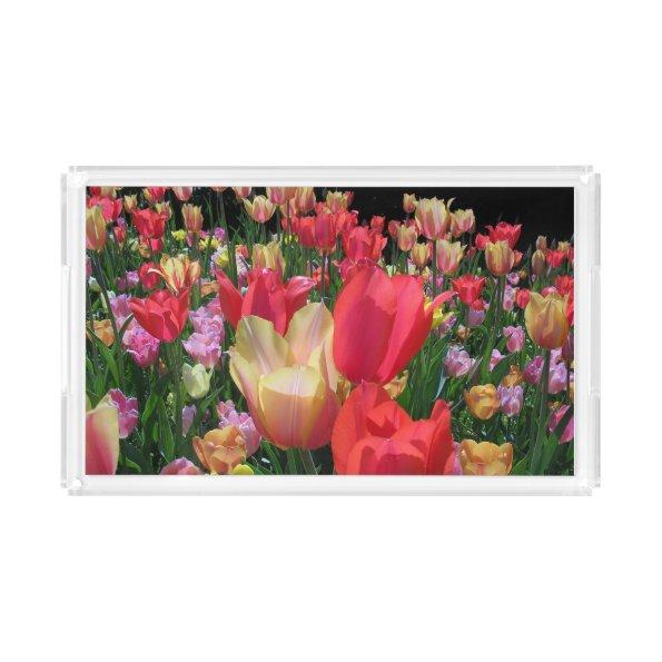 Spring Tulips Acrylic Tray