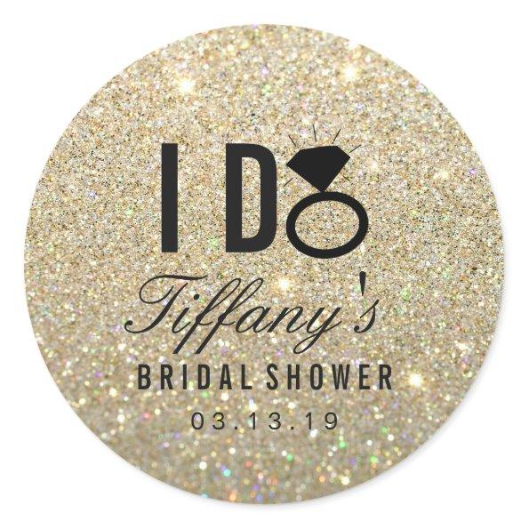 Sticker - I DO Bridal Shower Glitter