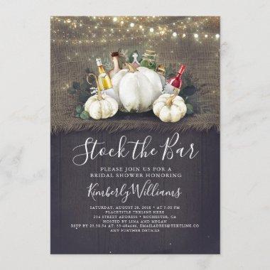 Stock The Bar Fall Party / Bridal Shower Invitations