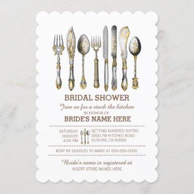 Stock the kitchen | Bridal Shower Invitations