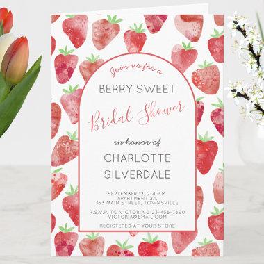 Strawberry Bridal Shower Invitations